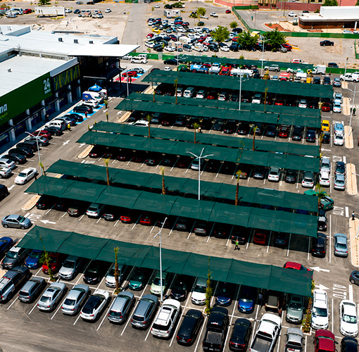 Hip 4 Postes — estacionamiento